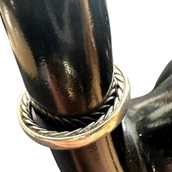 David Yurman Sterling Silver Inside Out Twisted Cable - Picture 6 of 8